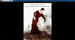 Desktop Screenshot of cristinahallbailaoradeflamenco.blogspot.com