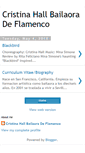 Mobile Screenshot of cristinahallbailaoradeflamenco.blogspot.com