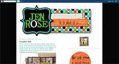 Desktop Screenshot of imjenrose.blogspot.com