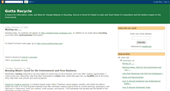 Desktop Screenshot of gottarecycle.blogspot.com