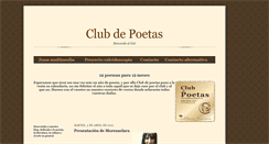 Desktop Screenshot of canalclubdepoetas.blogspot.com