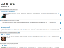 Tablet Screenshot of canalclubdepoetas.blogspot.com