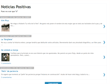 Tablet Screenshot of noticias-positivas.blogspot.com