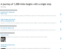 Tablet Screenshot of ajourneyof1thousandmiles.blogspot.com