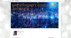 Desktop Screenshot of creatividad-y-educacion-artistica.blogspot.com