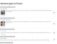 Tablet Screenshot of mariannegoestofrance.blogspot.com