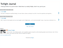 Tablet Screenshot of mytwilightjournal.blogspot.com