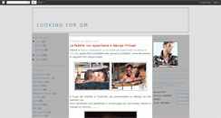 Desktop Screenshot of lookingforgeorgemichael.blogspot.com