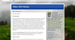 Desktop Screenshot of mileswithmickey.blogspot.com