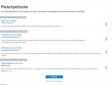 Tablet Screenshot of fleischpeitschen.blogspot.com