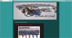 Desktop Screenshot of lahadadelcristal.blogspot.com