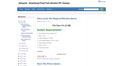 Desktop Screenshot of 4share4.blogspot.com