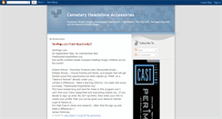 Desktop Screenshot of cemeteryheadstone.blogspot.com