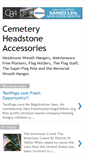 Mobile Screenshot of cemeteryheadstone.blogspot.com