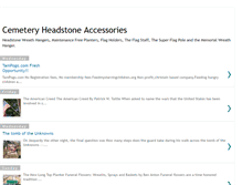 Tablet Screenshot of cemeteryheadstone.blogspot.com