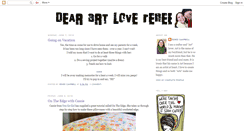 Desktop Screenshot of dearartloverenee.blogspot.com