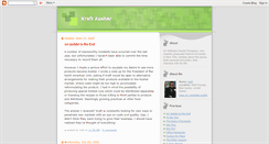 Desktop Screenshot of kraftkosher.blogspot.com