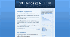 Desktop Screenshot of neflins23things.blogspot.com