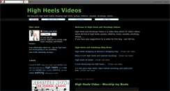 Desktop Screenshot of highheelsvideos.blogspot.com