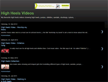 Tablet Screenshot of highheelsvideos.blogspot.com