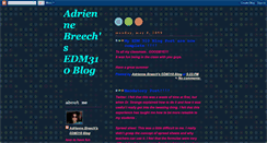 Desktop Screenshot of breechaedm310spring09.blogspot.com