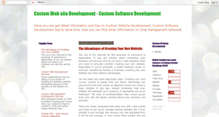 Desktop Screenshot of custom-software-website-development.blogspot.com