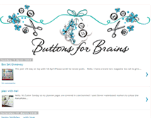 Tablet Screenshot of buttonsforbrains.blogspot.com