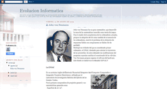 Desktop Screenshot of evolucion-informatica.blogspot.com