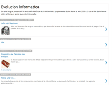 Tablet Screenshot of evolucion-informatica.blogspot.com