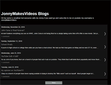 Tablet Screenshot of jonnymakesvideos.blogspot.com