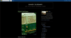 Desktop Screenshot of gaadi-slogans.blogspot.com