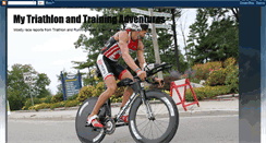 Desktop Screenshot of mytriathlonandtrainingadventures.blogspot.com