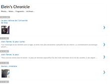 Tablet Screenshot of eleinschronicle.blogspot.com
