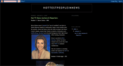 Desktop Screenshot of hottestpeopleinnews.blogspot.com