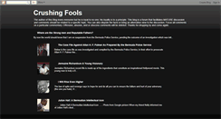 Desktop Screenshot of crushingfools.blogspot.com