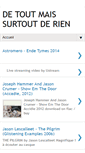 Mobile Screenshot of detoutmaissurtoutderien.blogspot.com