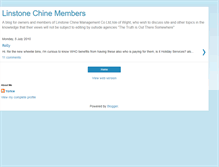 Tablet Screenshot of linstonechinemembers.blogspot.com