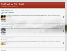 Tablet Screenshot of itsgoodfortheheart.blogspot.com