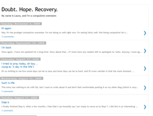 Tablet Screenshot of doubthoperecovery.blogspot.com