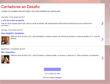 Tablet Screenshot of cantardesafio.blogspot.com