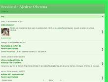 Tablet Screenshot of ajedrezoberena.blogspot.com