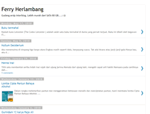 Tablet Screenshot of ferryherlambang.blogspot.com