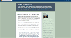 Desktop Screenshot of globaleducationnow.blogspot.com