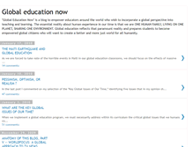 Tablet Screenshot of globaleducationnow.blogspot.com