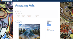 Desktop Screenshot of amazingarts1.blogspot.com