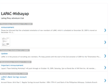 Tablet Screenshot of lapac-midsayap.blogspot.com