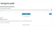 Tablet Screenshot of marijaunaseeds.blogspot.com