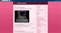 Desktop Screenshot of erikosjournal.blogspot.com