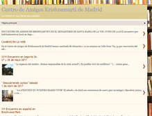Tablet Screenshot of centrokrishnamurtimadrid.blogspot.com