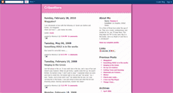 Desktop Screenshot of cribsetter.blogspot.com